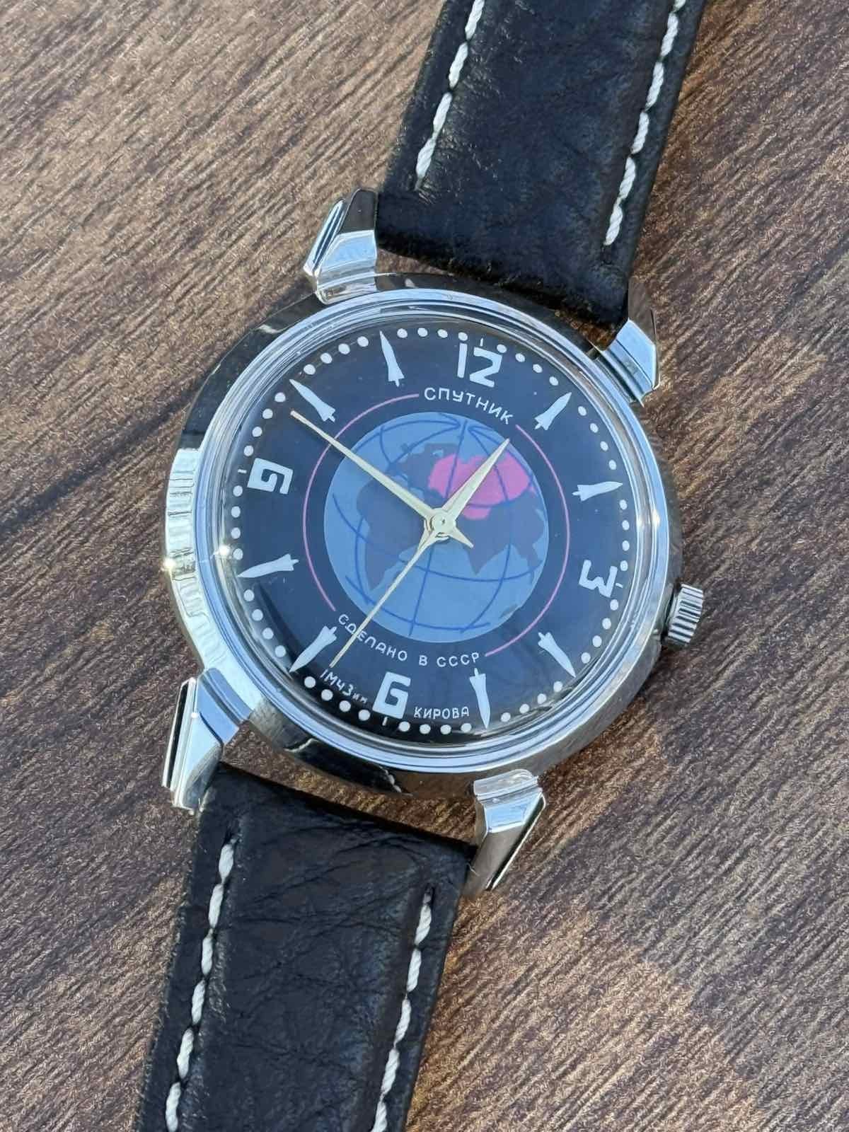 Watch Sputnik Mechanical Kirova Raketa Vintage Soviet USSR Russian Men’s Wrist