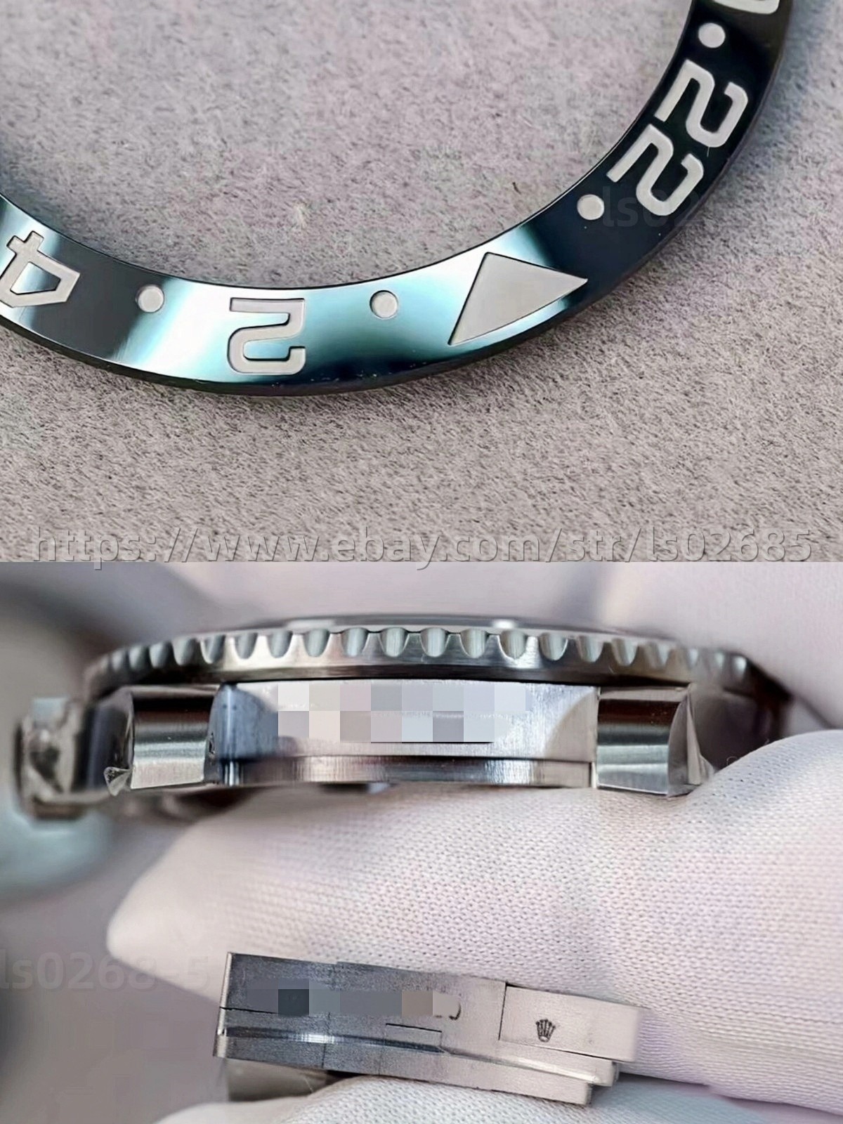 DIY SET for 3285 Movement watch case + dial + hands + Stainless Steel Strap 40mm