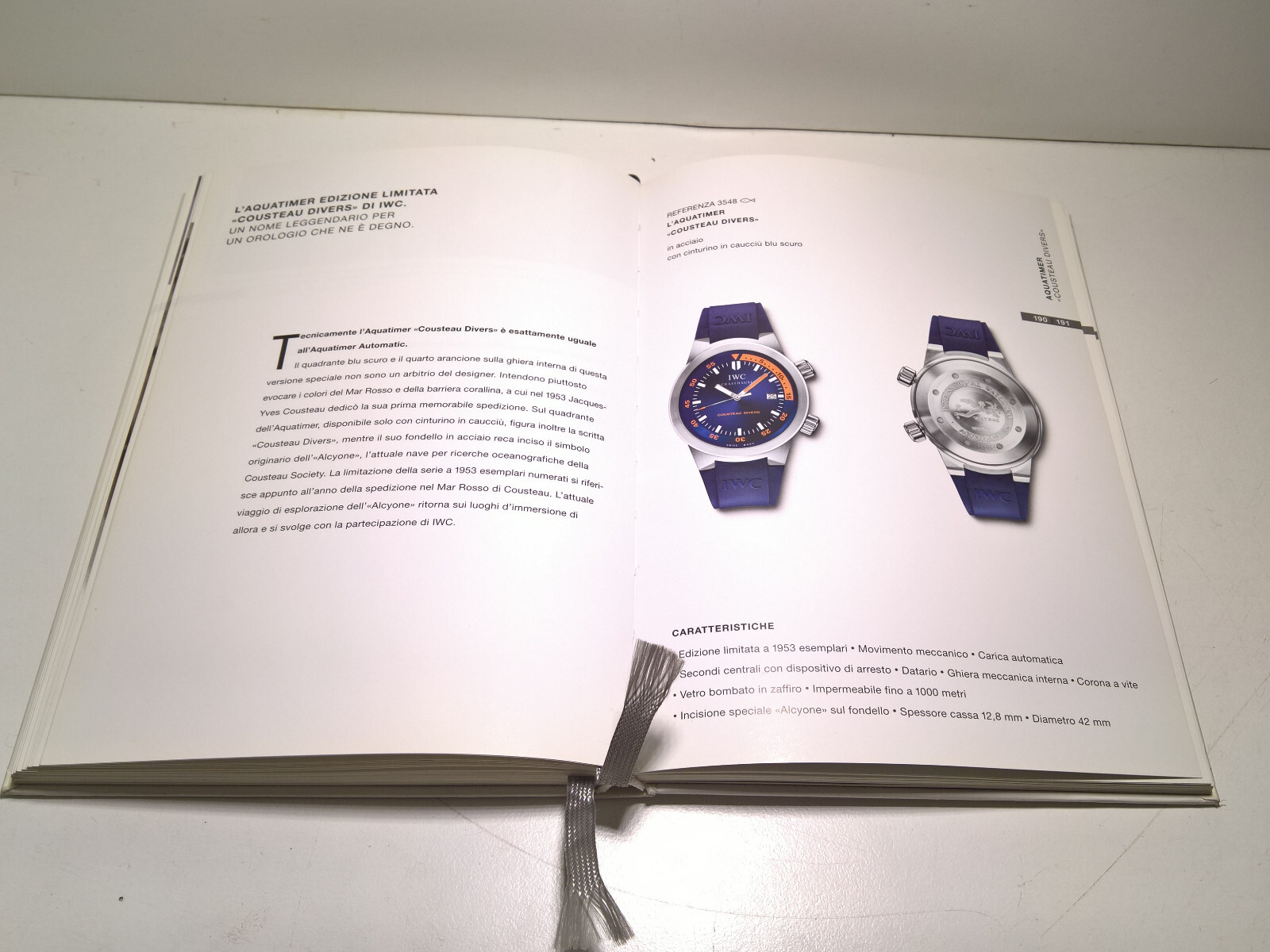ULTRA RARE IWC BOOKLET 2004 ITA “GLI OROLOGI DI IWC 2004”