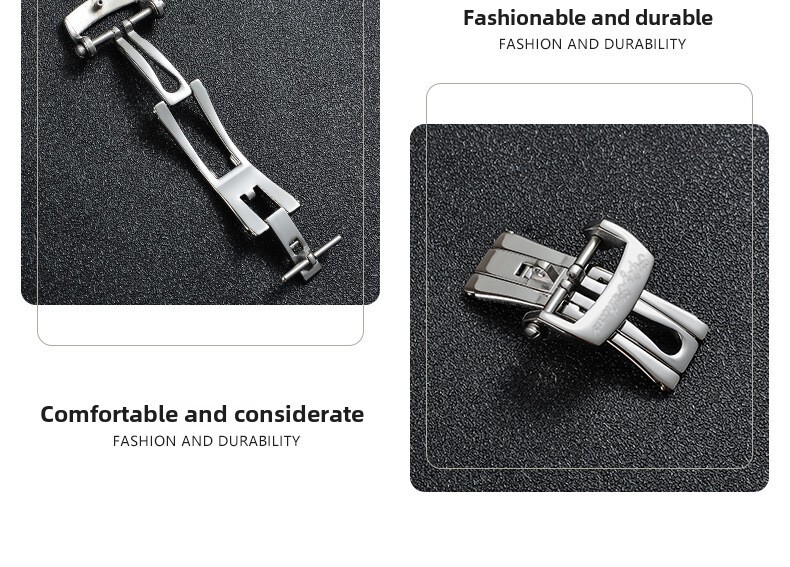 Stainless Steel Pin Buckle Butterfly Clasp 20mm for Blancpain FIFTY FATHOMS