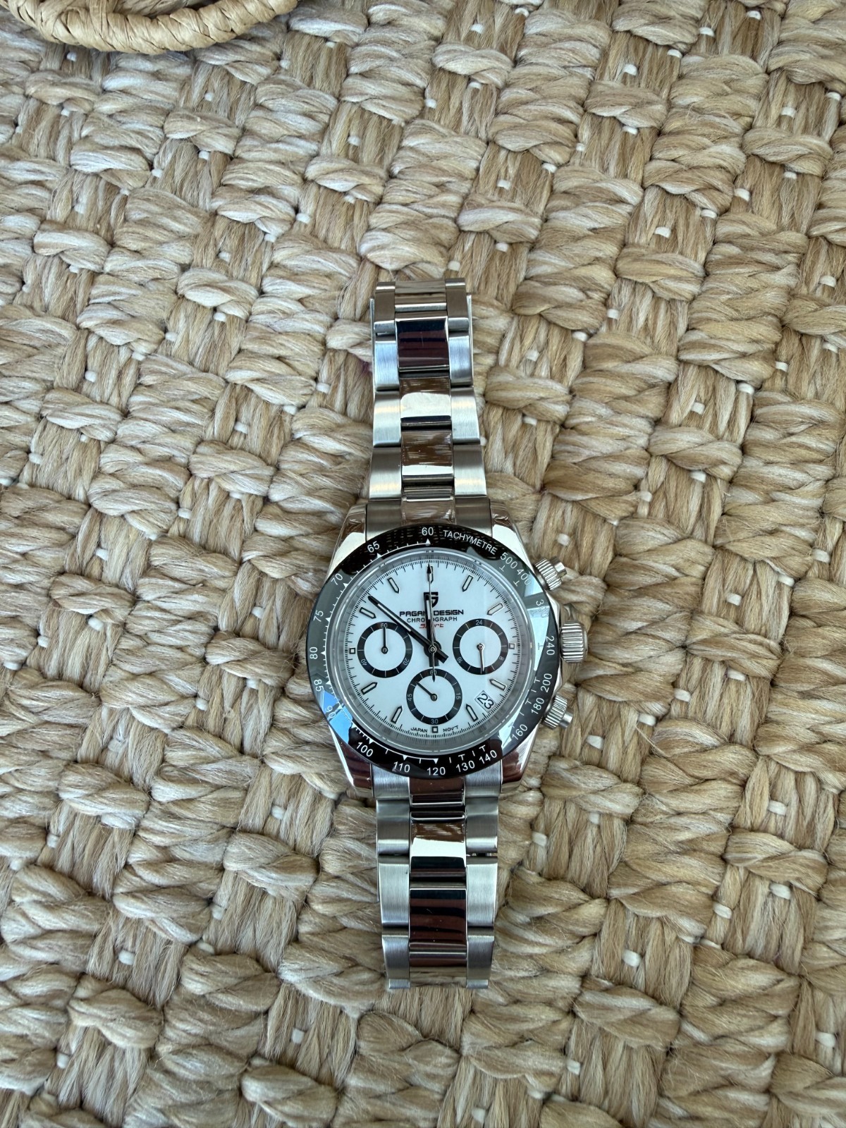 Pagani Design PD-1644 Panda Chronograph Watch VK63 Sapphire 40mm