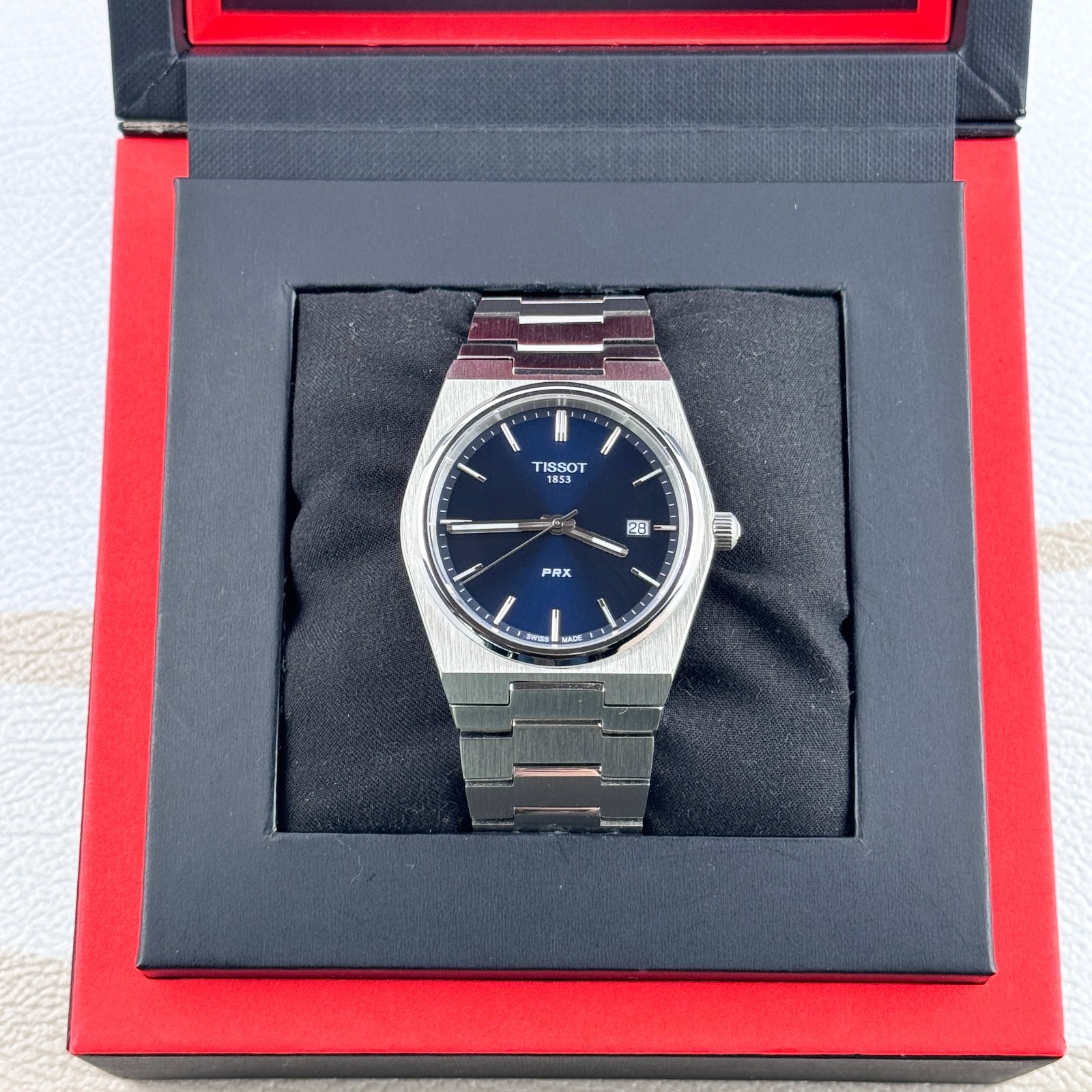 Tissot PRX 40MM Stainless Steel Blue Dial Quartz Men’s Watch T137.410.11.041.00