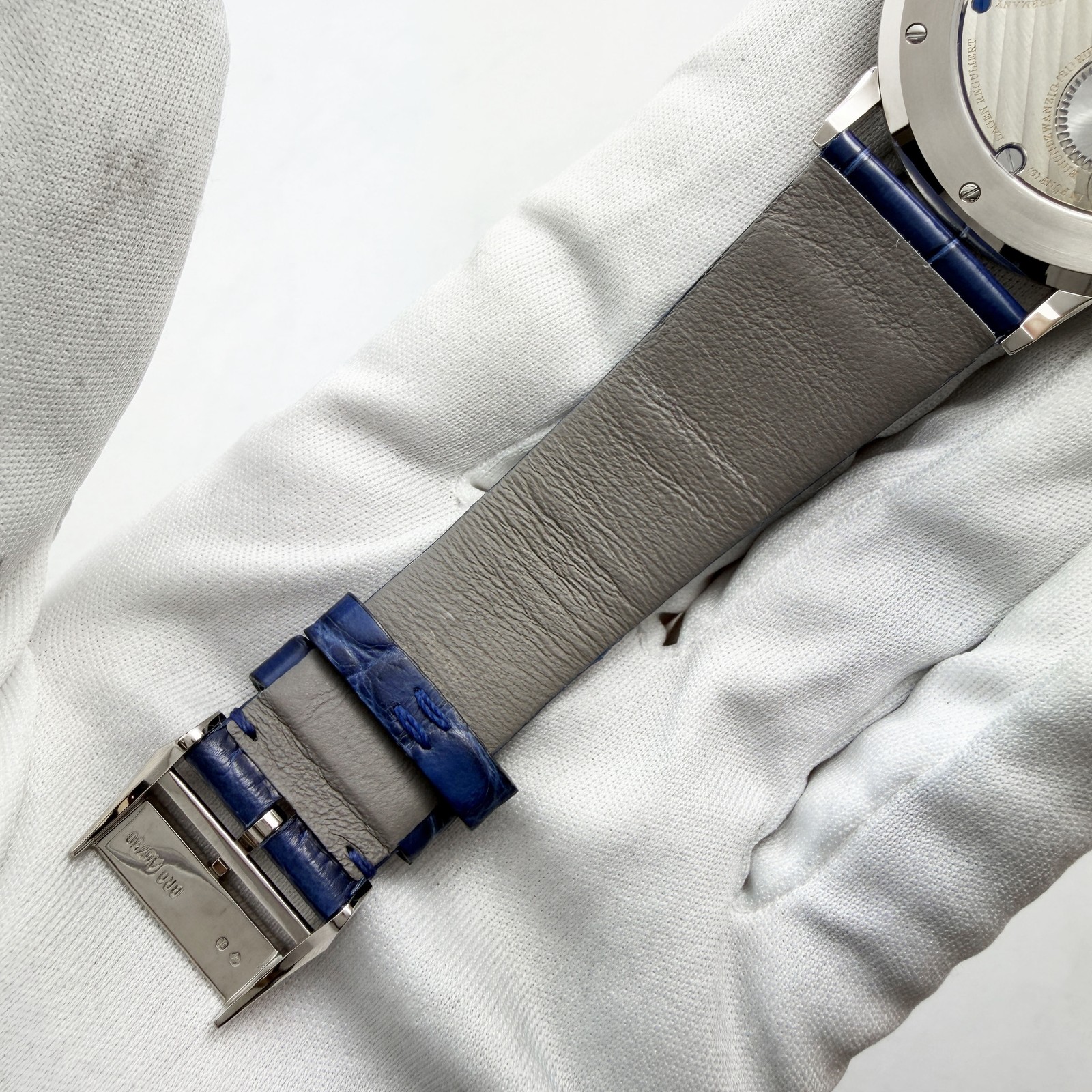 Unworn 2026 A. Lange & Sohne Saxonia 205.086 39MM Blue Aventurine 18K Wg B/p