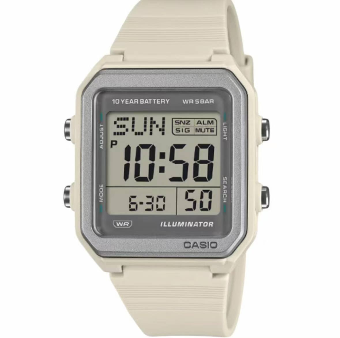 CASIO Collection W-221H-8AJF 5-Bar Water Resistance 10-Year BattWorld Time ,