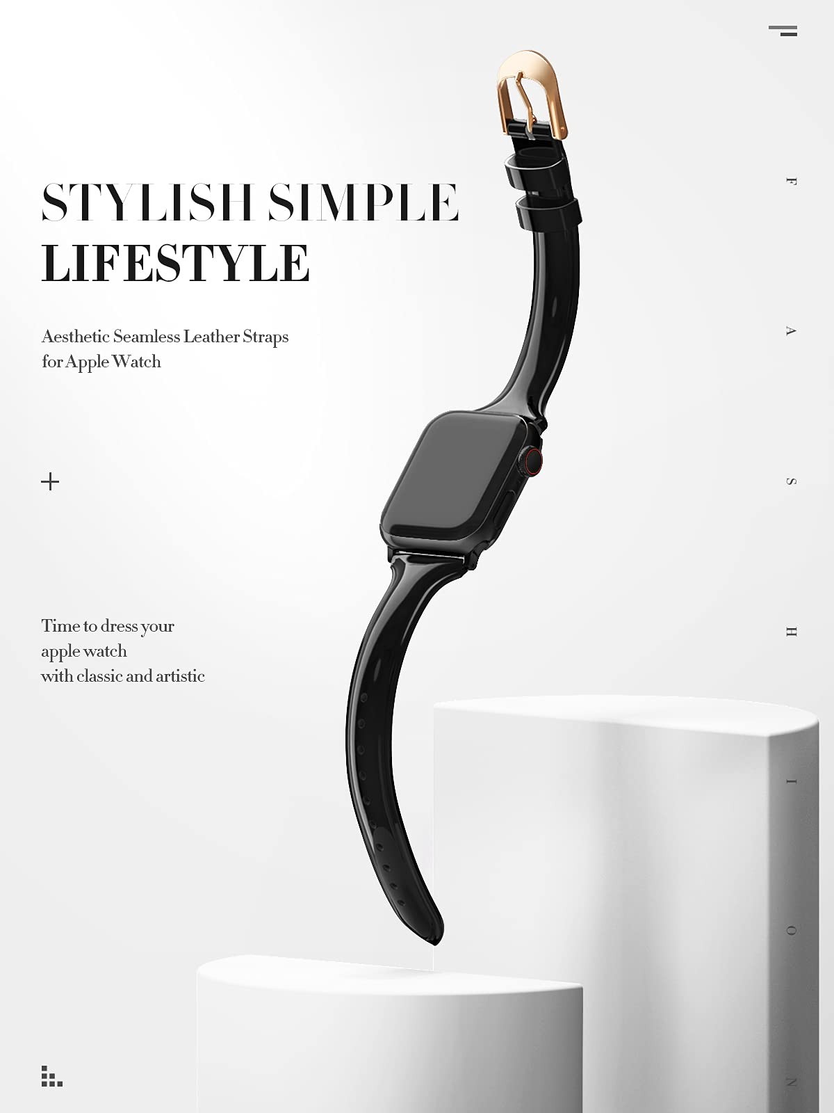 Leather Slim Bands Compatible with Apple Watch Band 38mm 40mm 41mm 42mm 44mm …