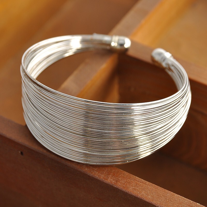 Women’s Bracelet Romantic Personality Trend Multi-Layer Opening Wide Type Jewelr