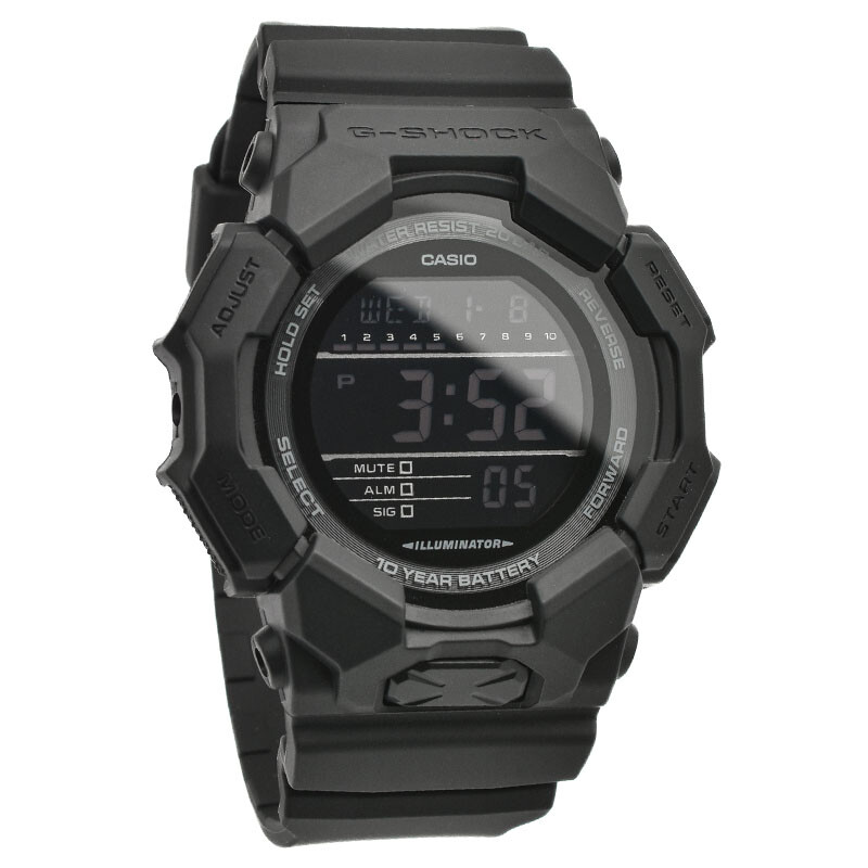 Casio G-Shock GD-010-1A1JF Quartz Carbon Big Case Black 51.9mm Watch