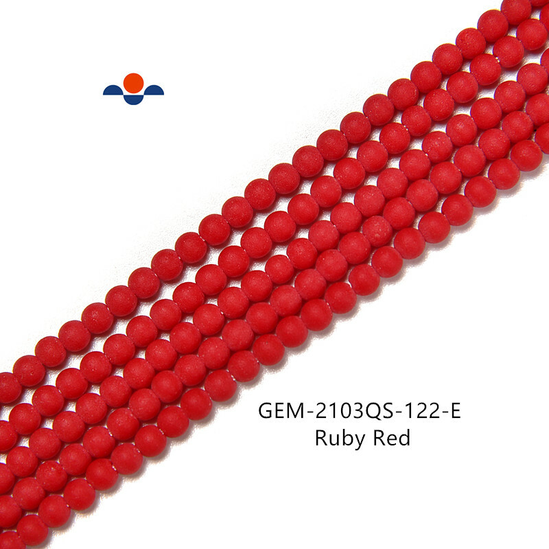 K9 Crystal Matte Round Assorted Colors Beads Size 3mm 15.5” Strand