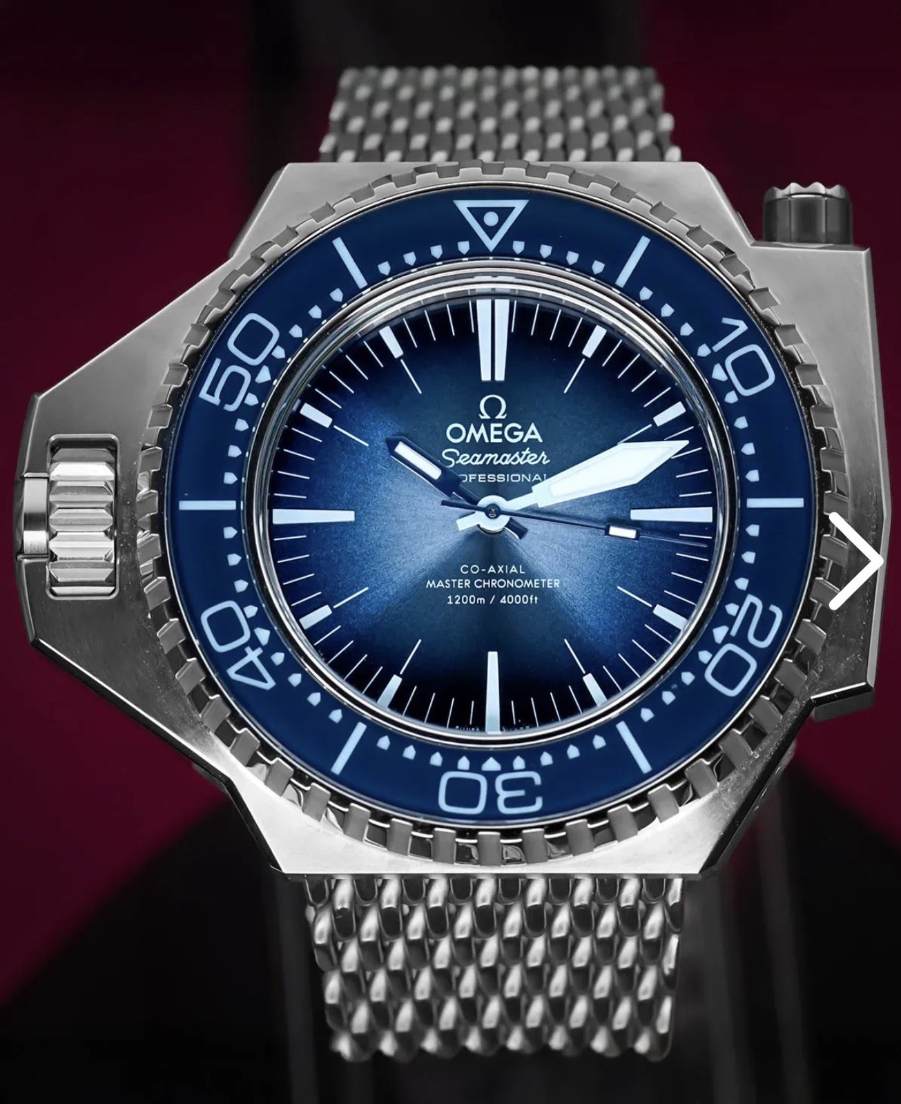 OMEGA Seamaster Ploprof 1200M Co-Axial 45mm Summer Blue 227.32.55.21.03.001 …