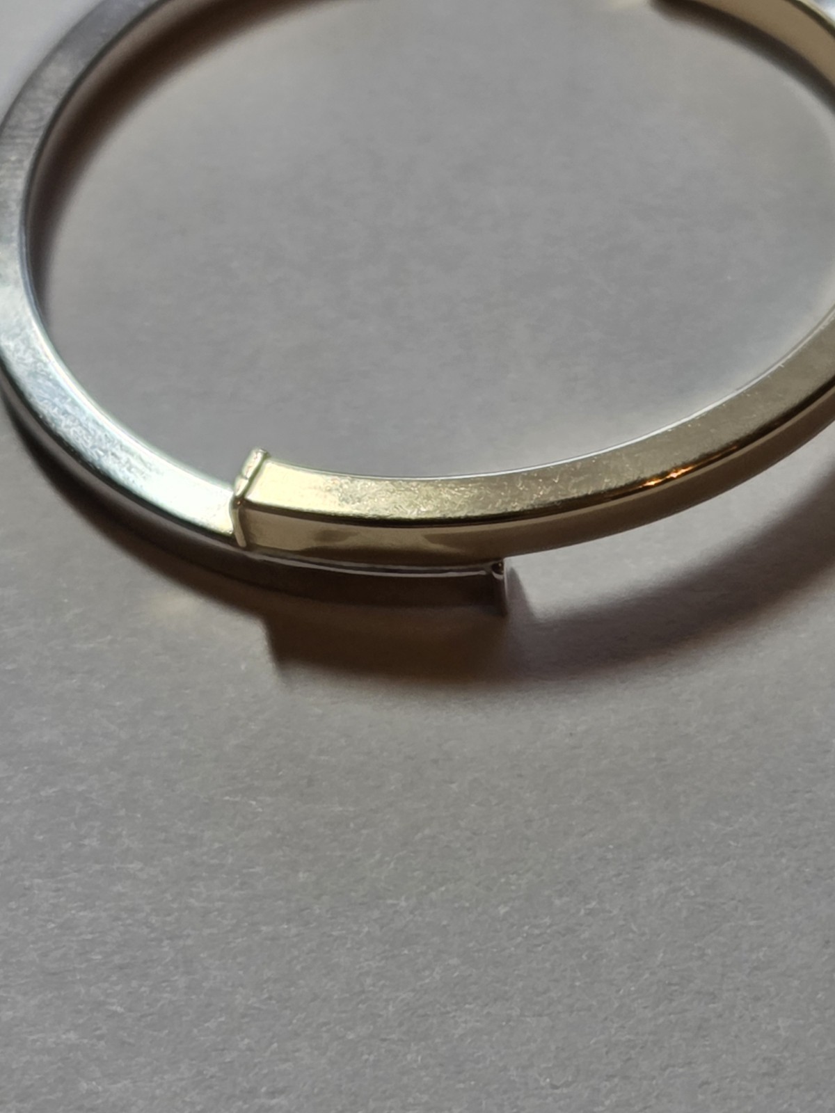 14K 585 2 Tone Tirana 3 Grams Earrings Hoops