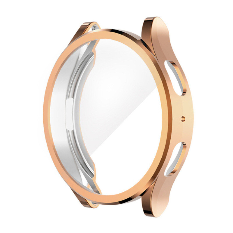 Soft TPU Full Case Cover Plating Watch Frame For Samsung Galaxy Watch6 40mm 44mm