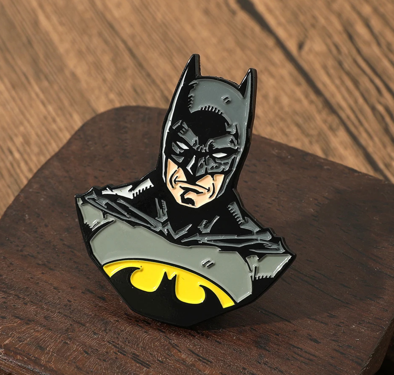 Jumbo BATMAN and IRONMAN Enamel Pins ✩ THE AVENGERS Marvel DC Comic Book Merch!