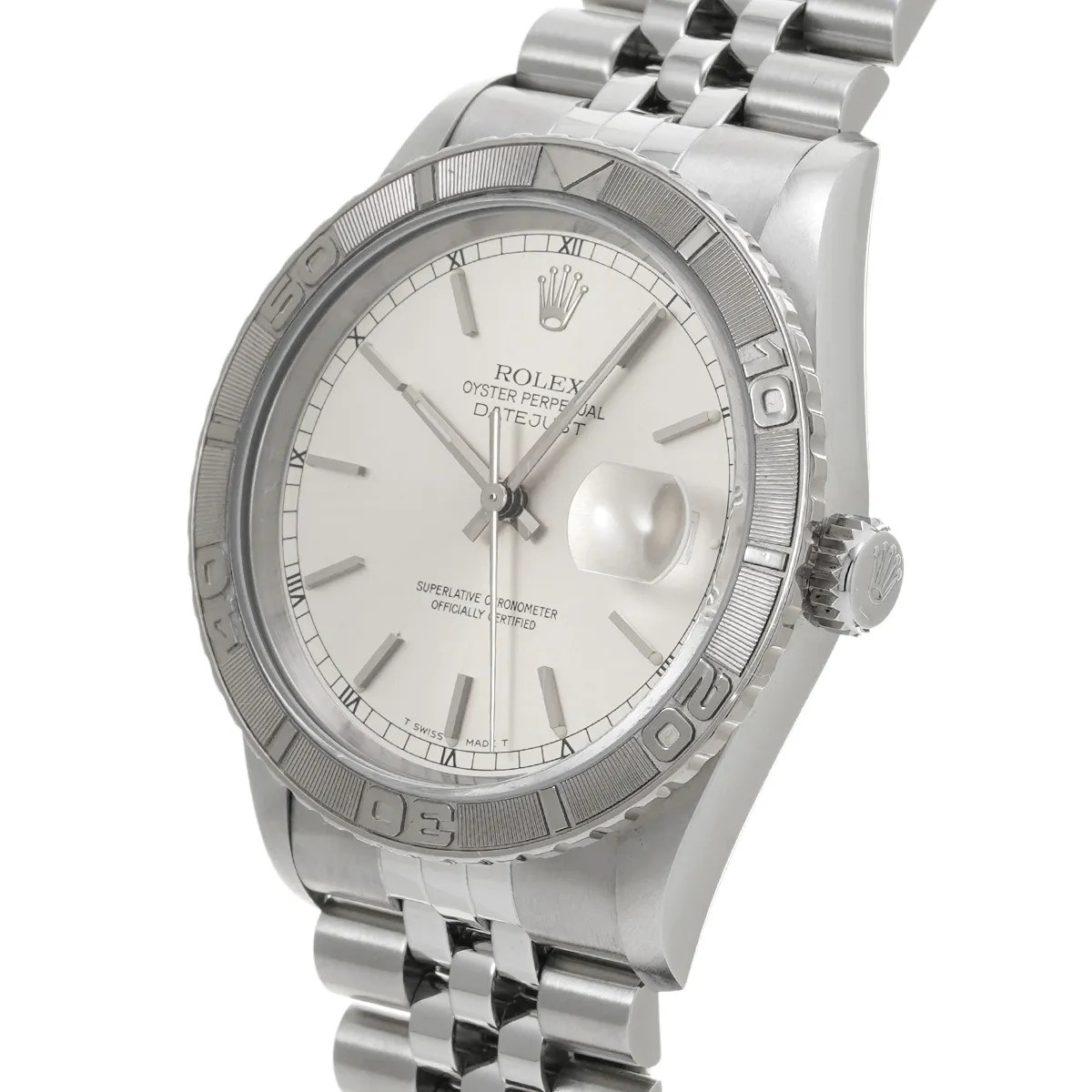 Rolex Datejust 16264 36mm Stainless Steel Gray Wristwatch #WW9932