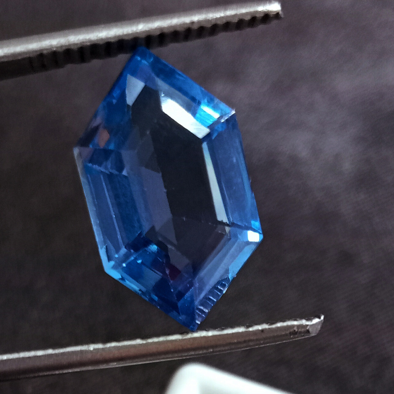 Fancy Cut Certified 9.70 Ct Treated Natural Blue Aquamarine Loose Gemstone AAA
