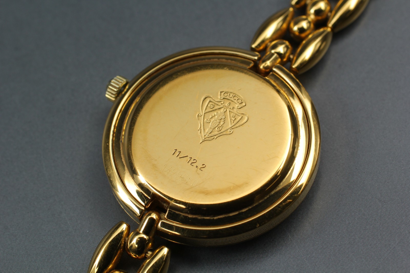 [ N MINT- w/ BOX & Links ] GUCCI Change Bezel 11/12.2 6 Colors 26mm Quartz Watch