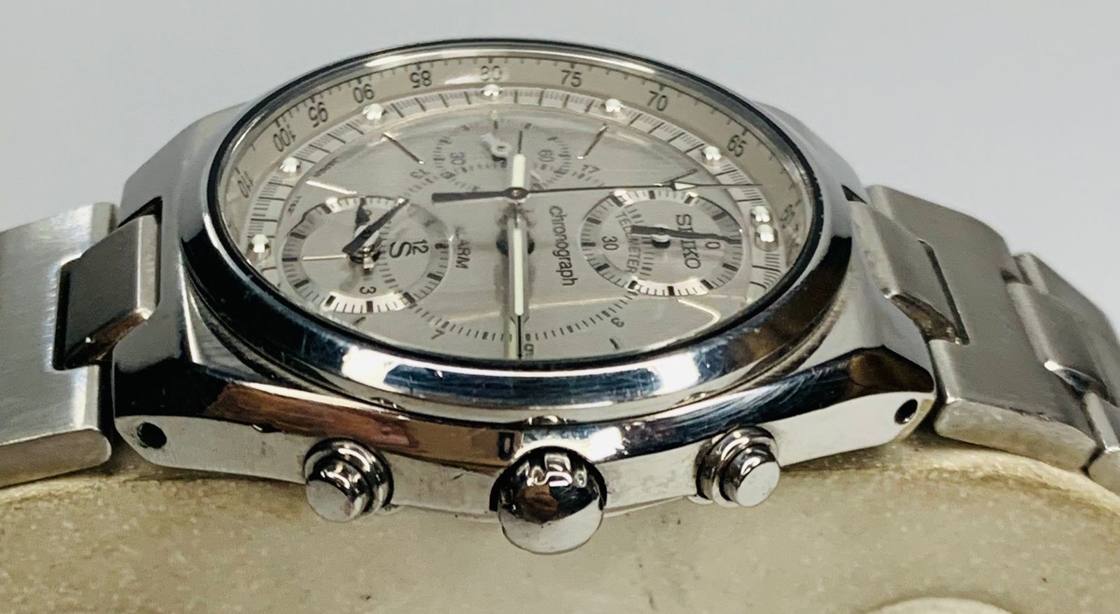 Vintage Seiko SUS Chronograph 7T62-0AA0 Men’s Quartz Watch