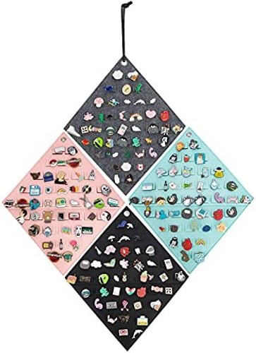 PACMAXI 4 Pieces Hanging Brooch Pin Storage Organizer Pin Brooch Holder | Wal…