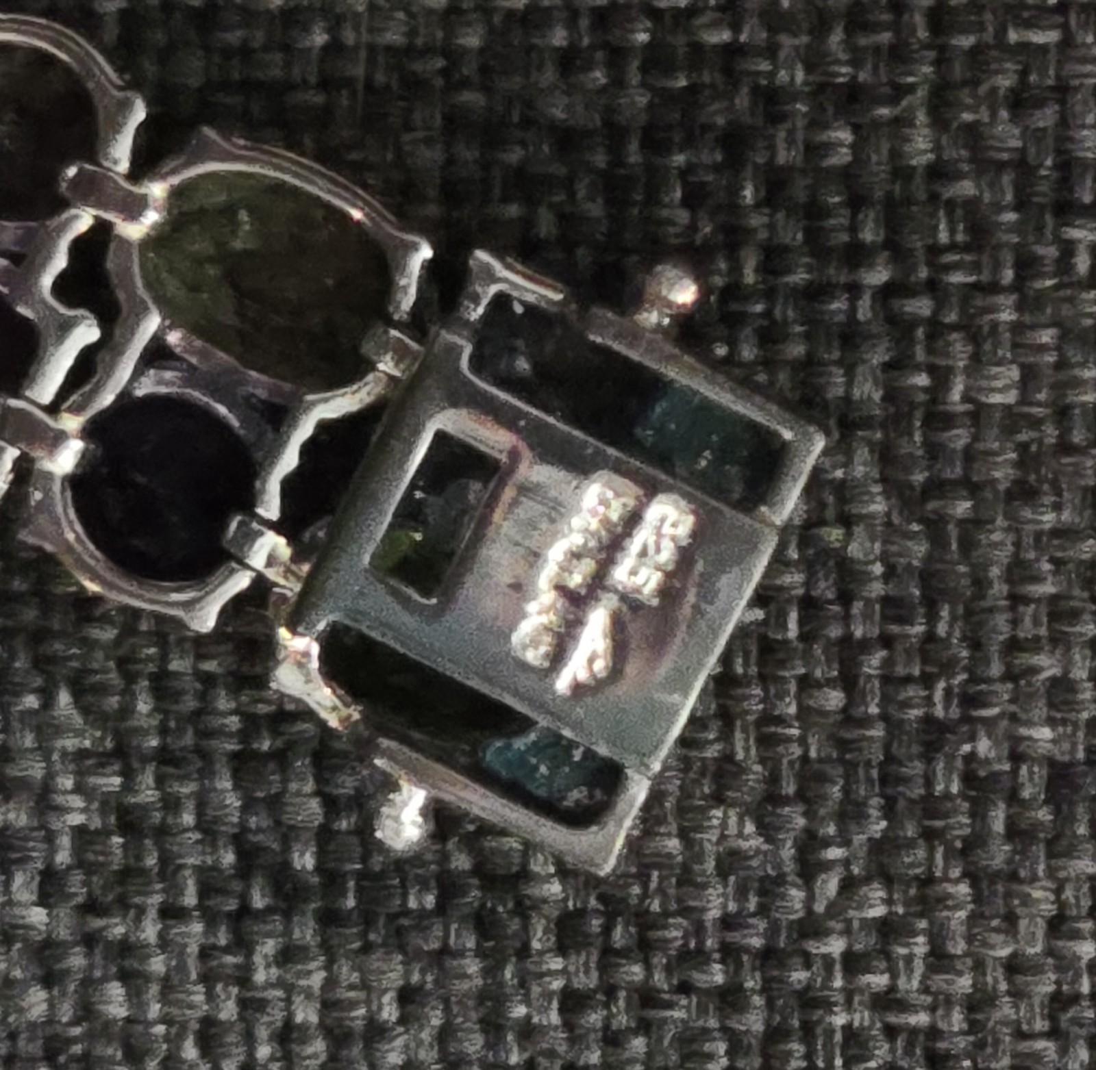 QVC Sterling Multi Gemstone Bracelet 7 1/4” QVC