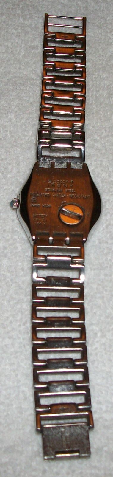 Vintage 2000 Swatch Irony Sobriquet YLS114G Great Condition New Battery