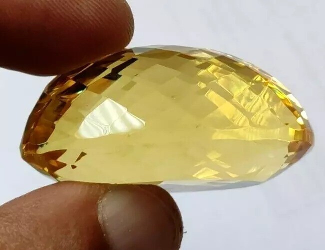Stunning Yellow Color Citrine 364 Ct Oval Cut Loose EGL Certified A+++ Gemstone