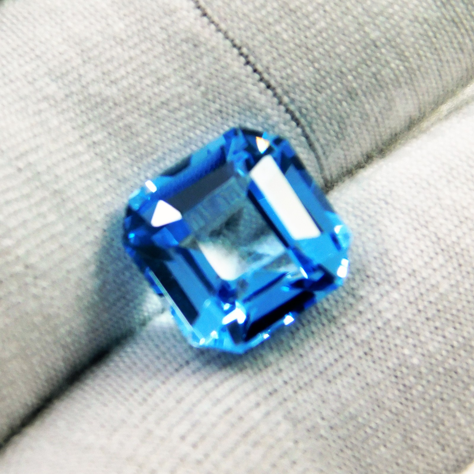 CERTIFIED Natural Unheated 7.40 Cts Blue Sapphire Radiant Loose Gemstone