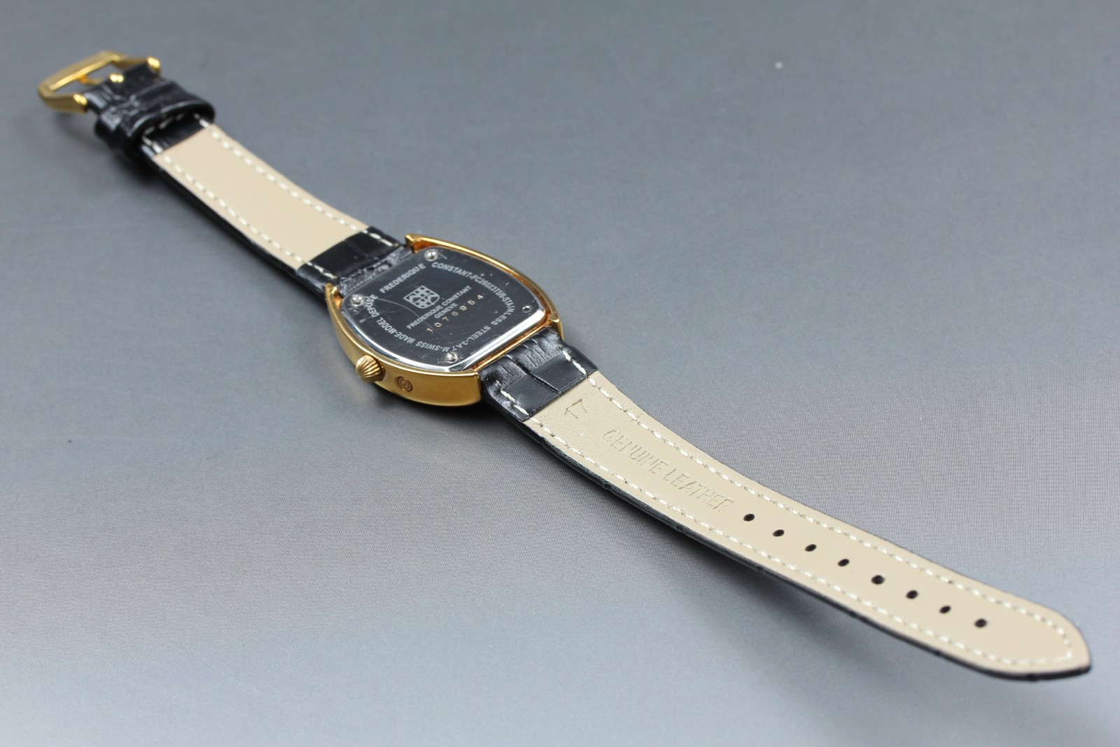 Frederique Constant FC260X3T5/6 Moon Phase Gold Quartz Men’s Watch [Near MINT]