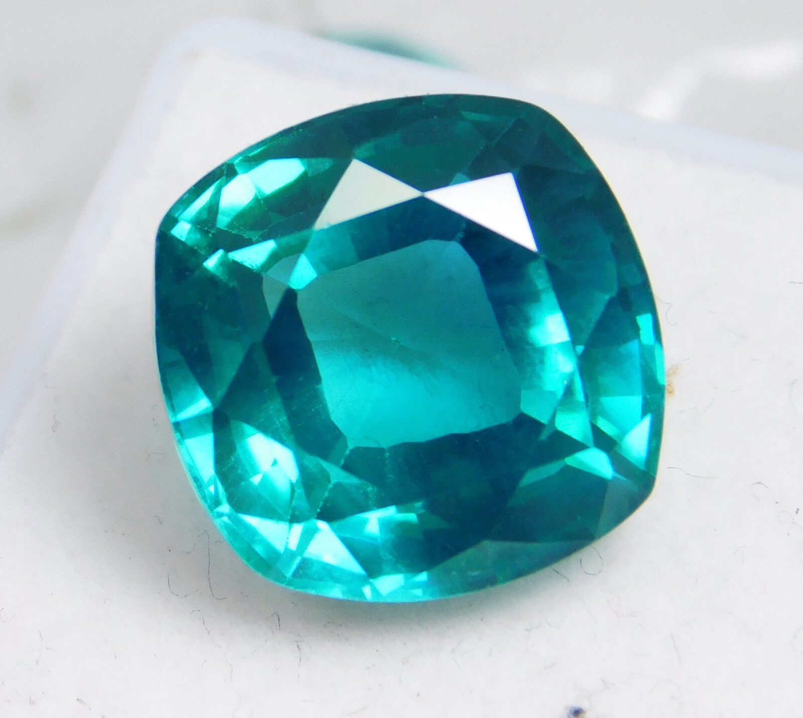 Natural 11.30 Ct Paraiba Tourmaline Greenish-Blue Radiant Cut Certified Gemstone