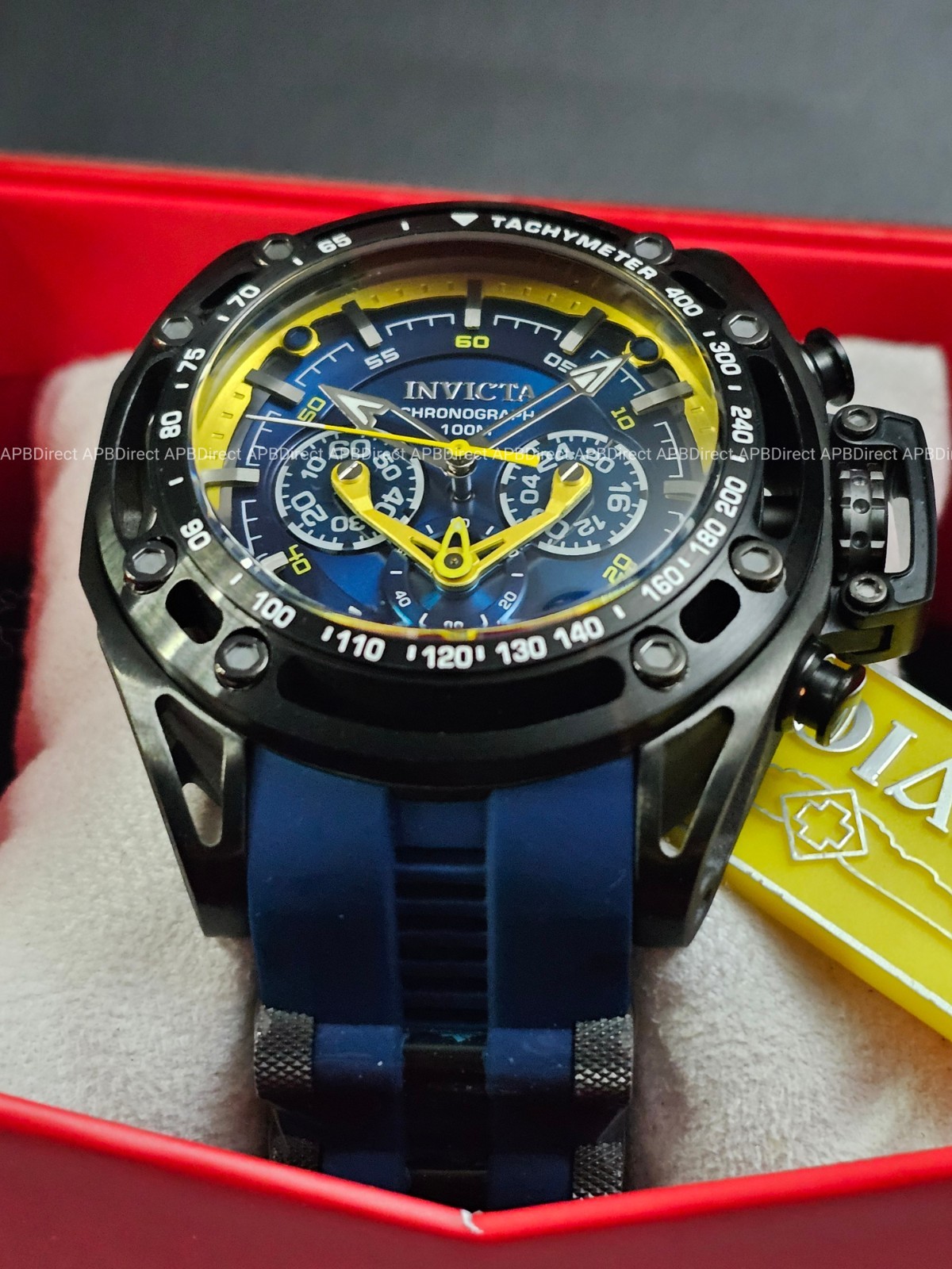 Invicta – S1 Rally – SPINNING DIALS Chronograph Flame-Fusion Crystal Mens Watch