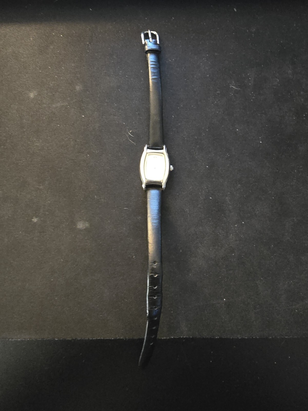 AVON DIAMOND F325417-1/LS WATCH GENUINE DIAMOND In 12 O Clock Black Leather Band