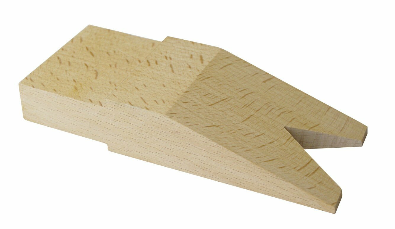 5-1/4″ x 2-1/4″ Hardwood Bench Pin w/ V-Slot Jewelry Making Bench Tool
