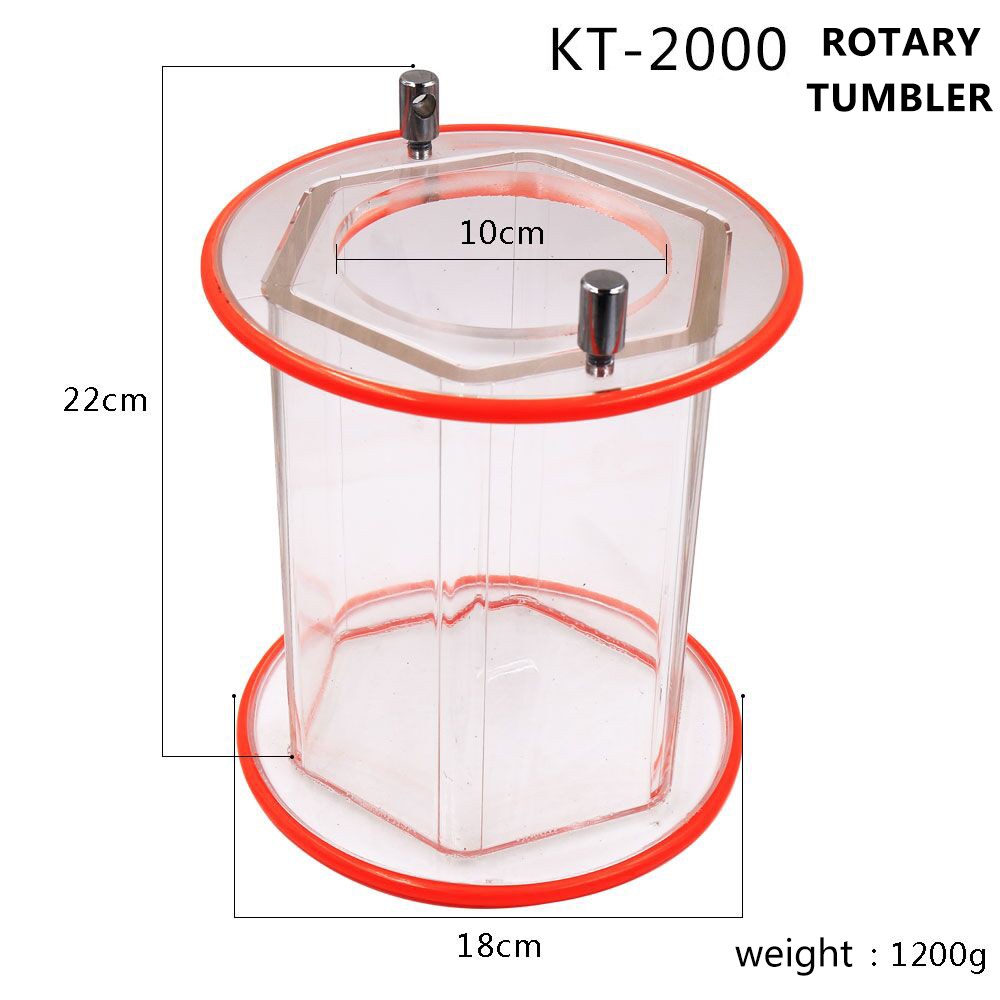 KT2000 KT6808 Rotary Tumbler Jewelry Polisher Replacement Polishing Barrel