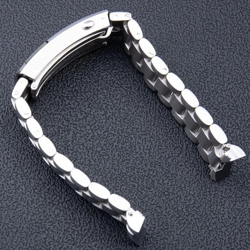 21mm 316L Steel Bracelet Wrist Watch Band Fits Omega Planet Ocean 600M
