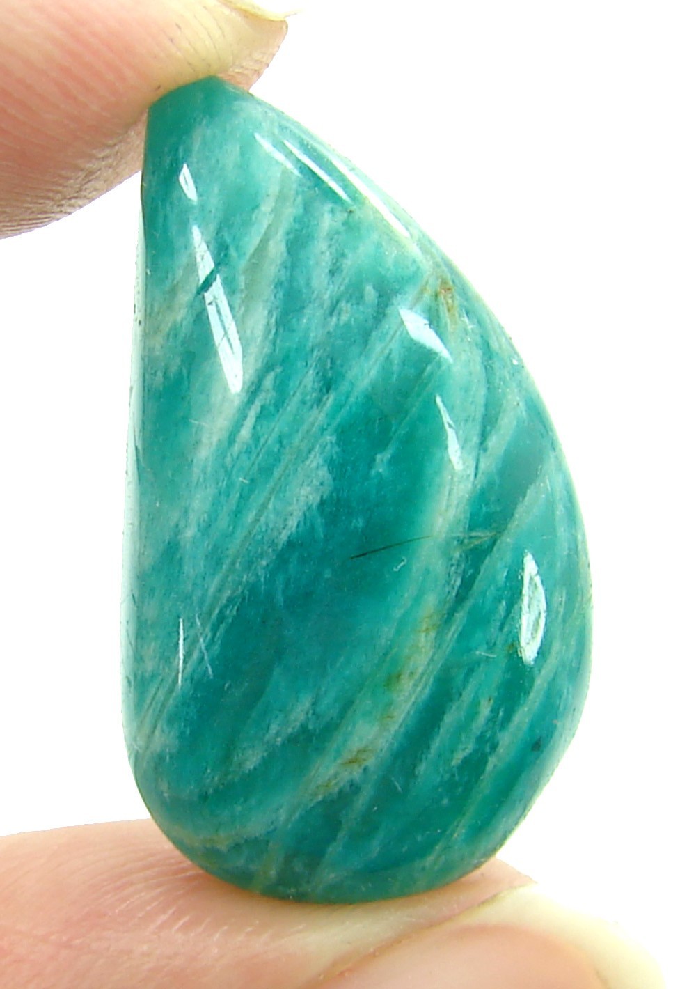 20.70 Ct Natural African Amazonite Loose Gemstone Cabochon Wire Wrap Stone-2465