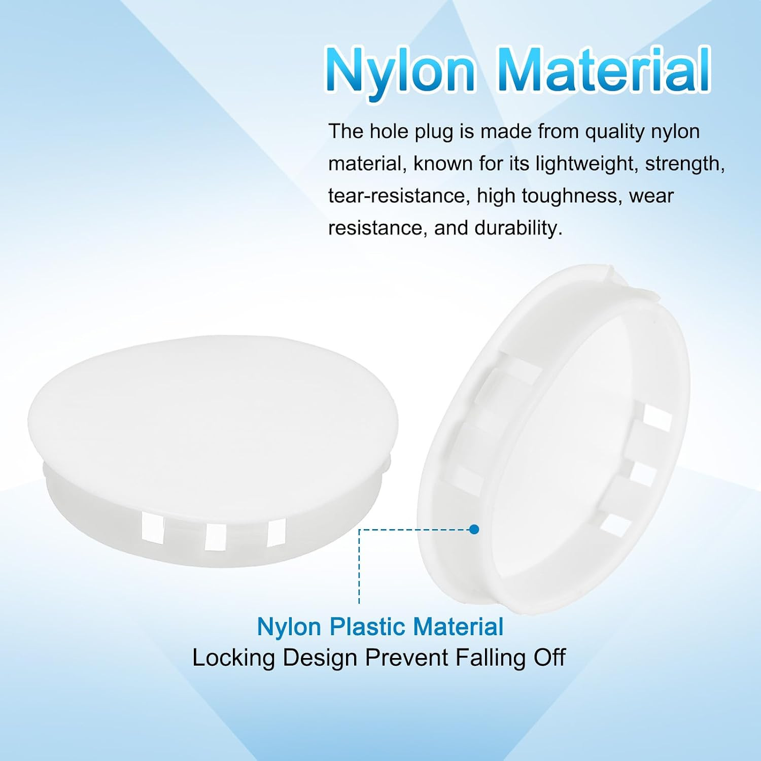 4Pcs Nylon Plastic Hole Plugs, 2″(50Mm) round Drill Screw Hole Plugs Covers Knoc