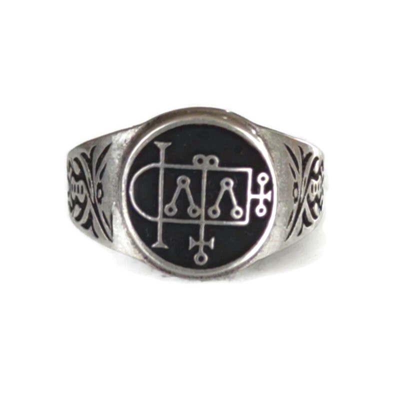 #39 Malphas Sigil Ring Solomon the King 72 Demons + Optional Pendant