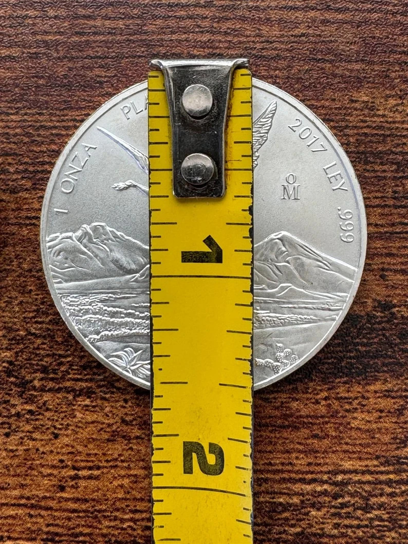 Custom 925 Silver 5oz Coin Bezel Pendant 61mm x 7.2mm, 36mm Bail, Stamped 925