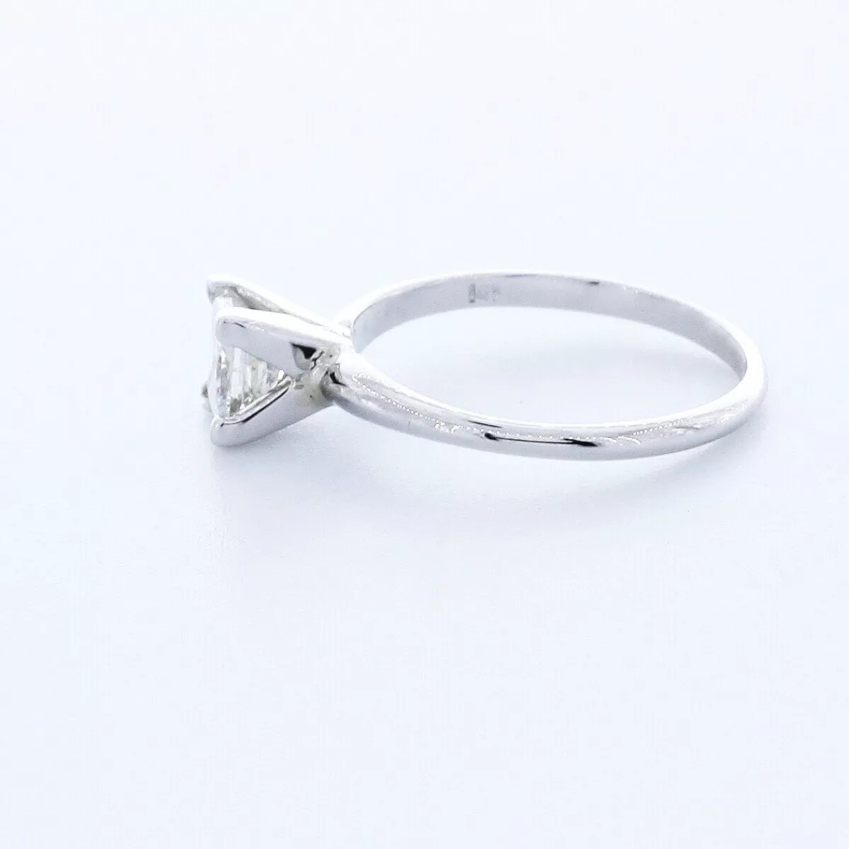 Solitaire Engagement Ring 14K Gold 1.21 Carat Princess Lab-Grown Diamond H VS2