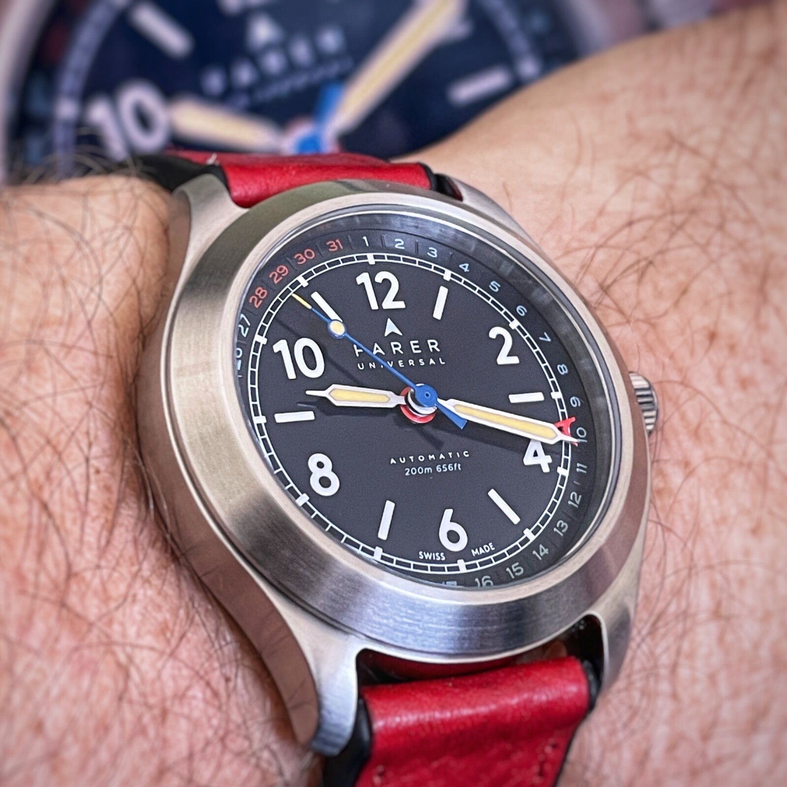 Farer Lomond Automatic Field Watch 39.5mm Bracelet + Unworn Horween Leather 2023