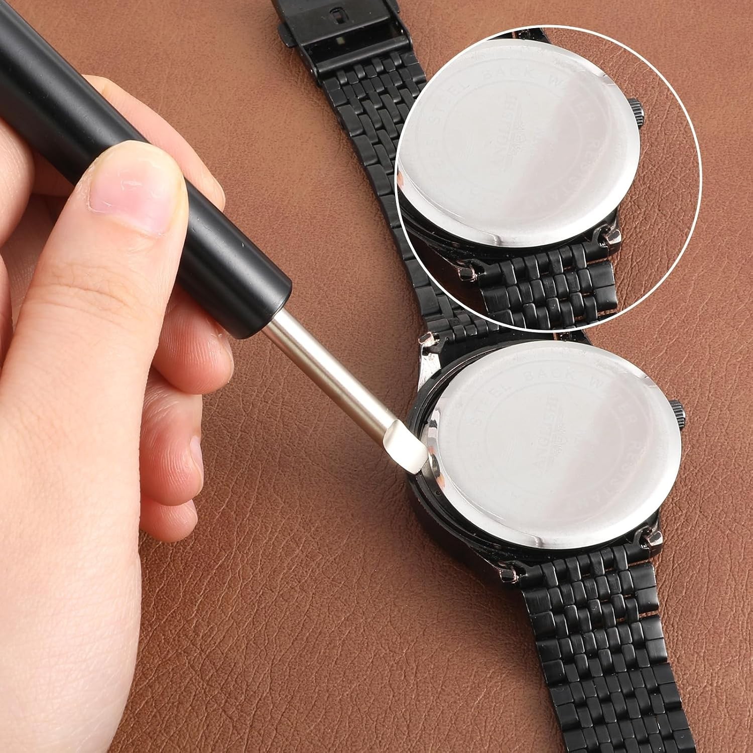 Compact Watch Back Opener Set – 2 Durable Tools for Watch and Electronics Repair