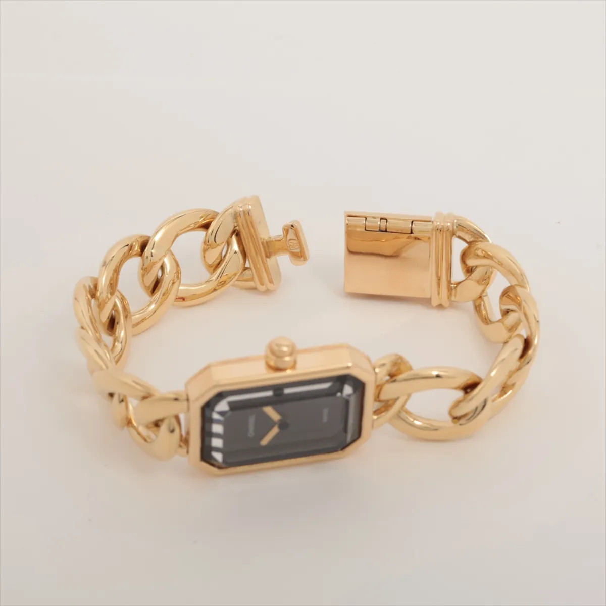 Chanel Première M H0003 YG YG QZ black dial