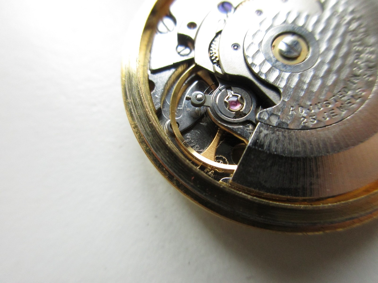 ETA cal. 2782 Swiss automatic watch movement dial & hands – date at 6 – running
