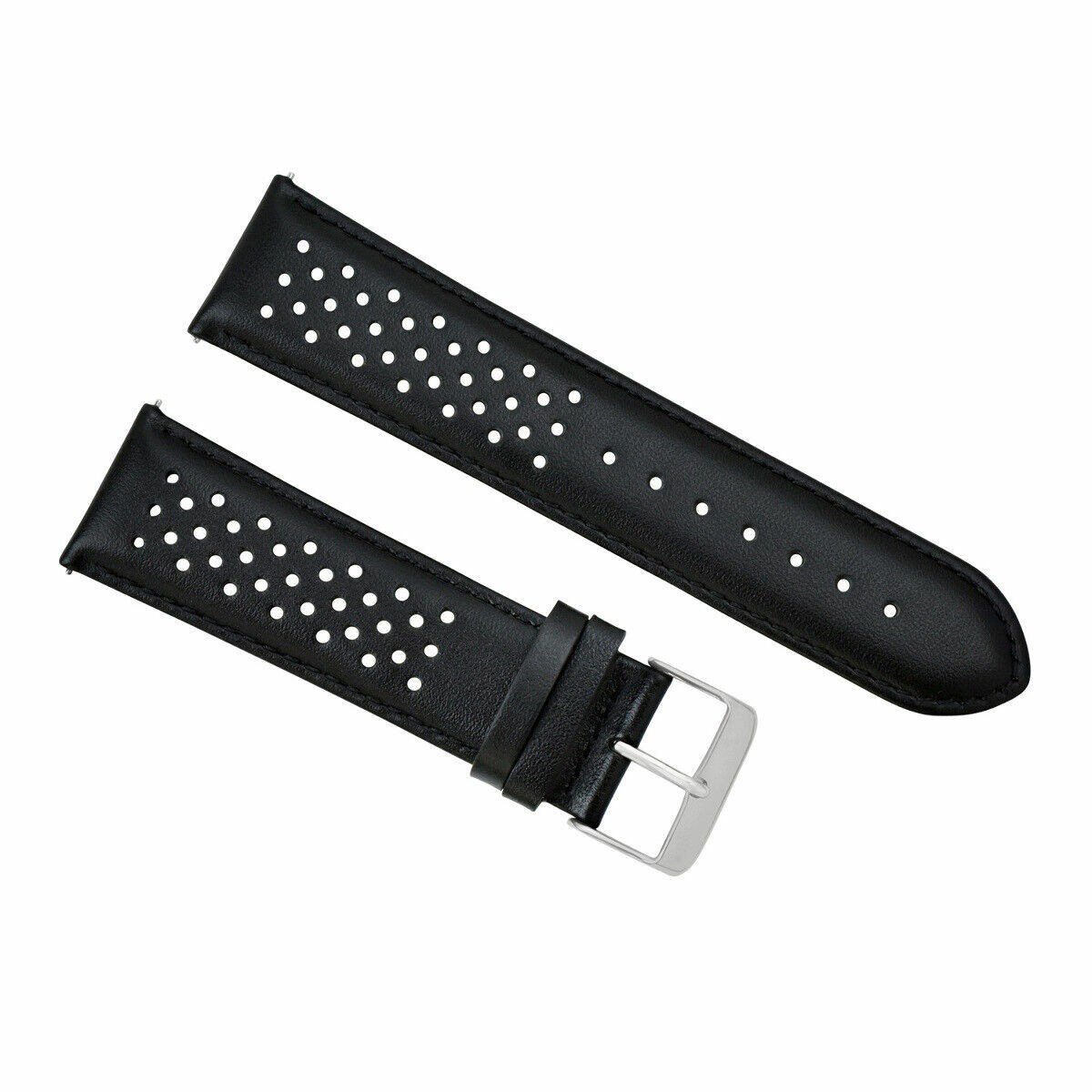 PERFORATED LEATHER RALLY WATCH STRAP BAND – QUICK RELEASE 18-19-20-21-22-23-24MM