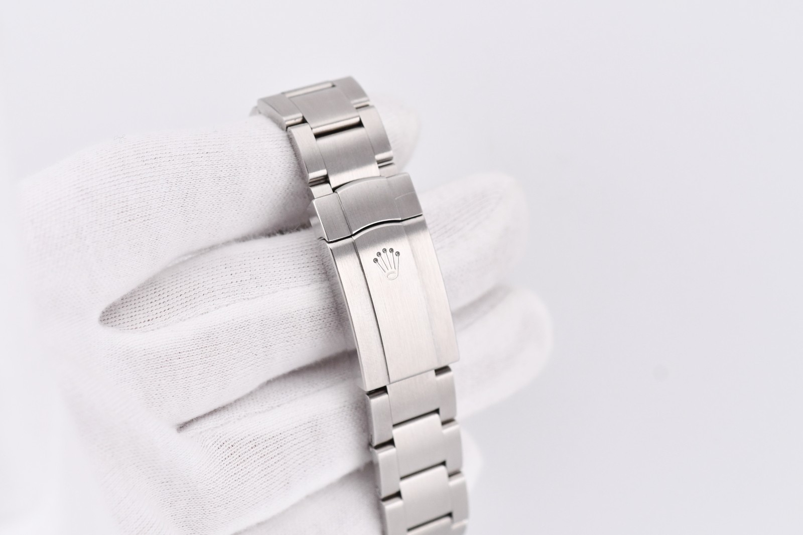 Rolex Oyster Perpetual 41mm Ref. 124300 Custom Blue Dial Box and Paper
