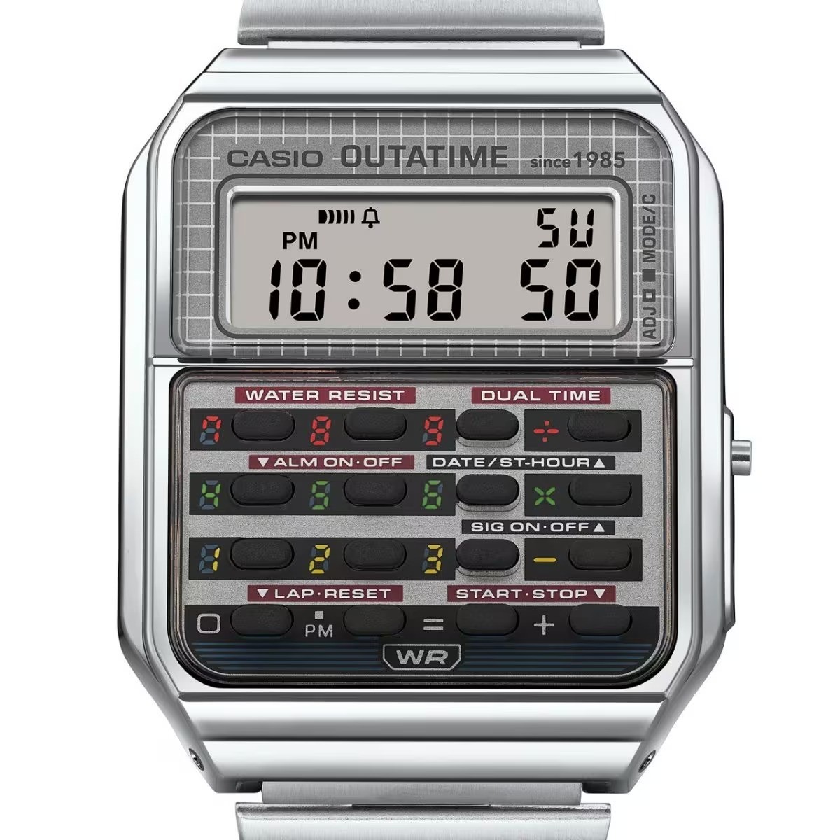 CASIO Back To The Future Collab Model Watch CA-500WEBF-1AJR CALCULATOR 2025 NEW