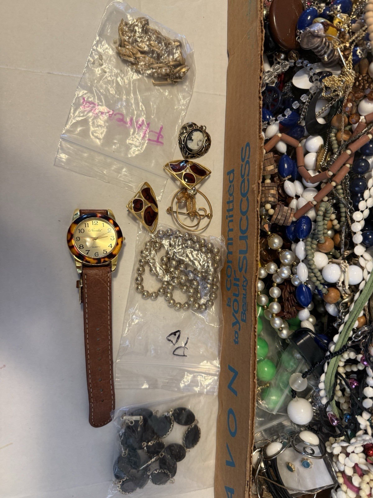 HUGE 16LB Vintage & Modern Costume Jewelry Wearable Craft Parts 925 Gold Filled