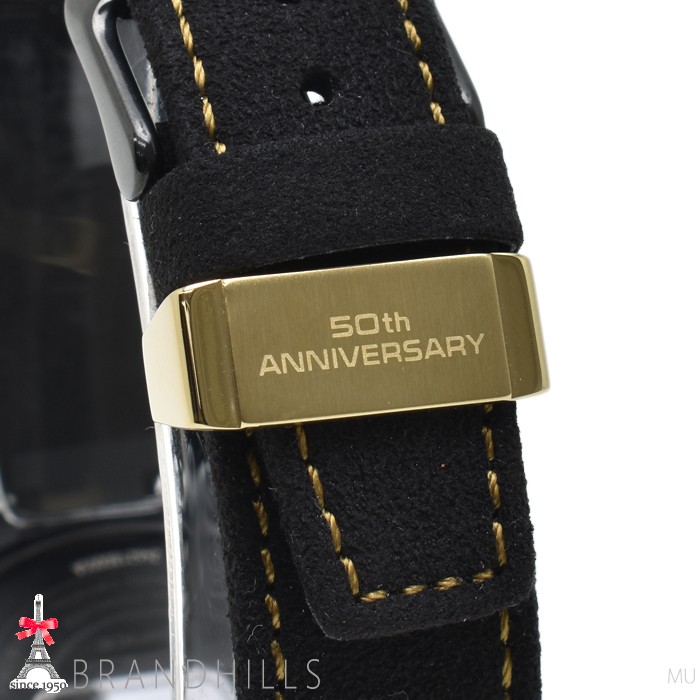 Casio Watch Edifice 50th Anniversary Solar Carbon SS Aluminum Alcantara