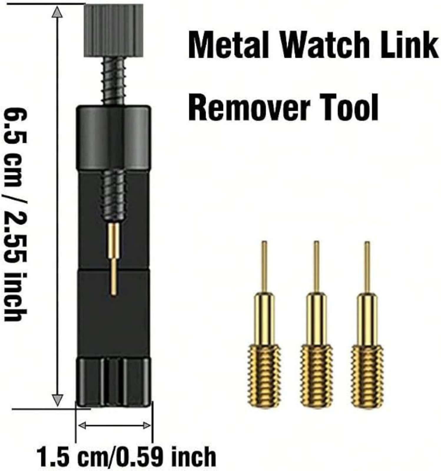 Olytop Watch Link Removal Kit – 2 Pack Tool Set for Easy Strap Adjustment