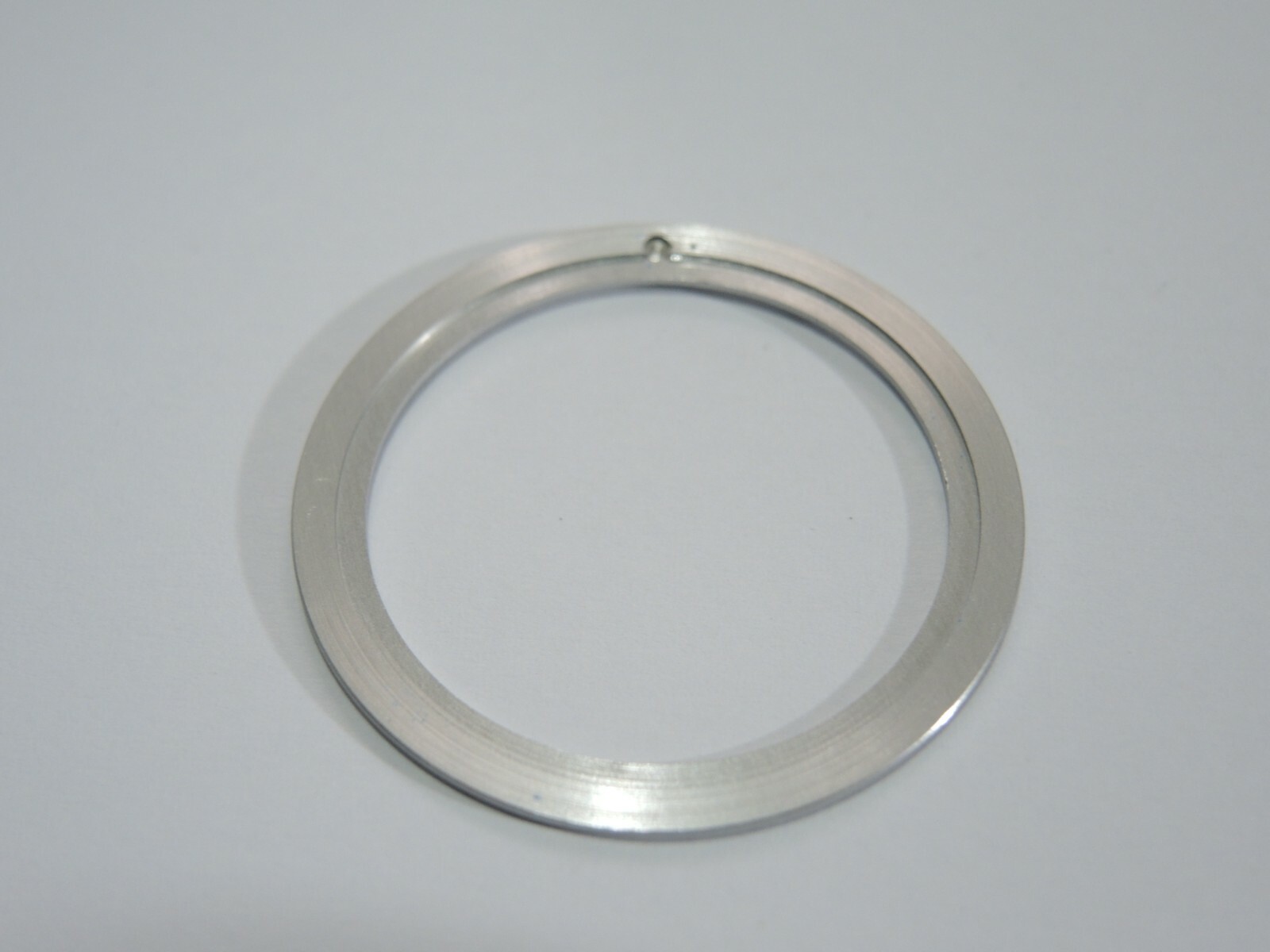 NEW SILVER SUBSTYLE BEZEL INSERT LARGE DIVERS 10BAR SKX031-033 (7S26-0040) WATCH