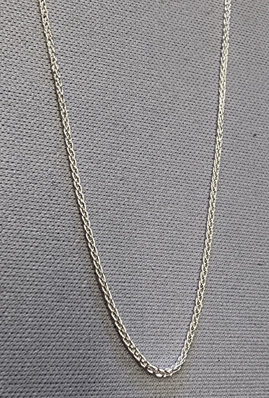 Jtv Sterling Silver 1mm Adjustable Wheat 24″ Chain