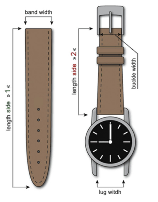 Handmade Dark Brown Croc Skin Leather Watch Strap Band 18mm/26mm
